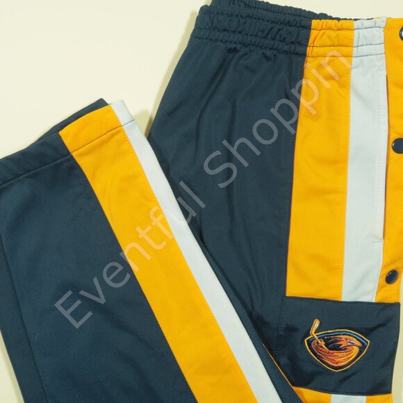 Phenom Other - Vintage Atlanta Thrashers Pants Mens L Blue Tearaway Hockey Phenom